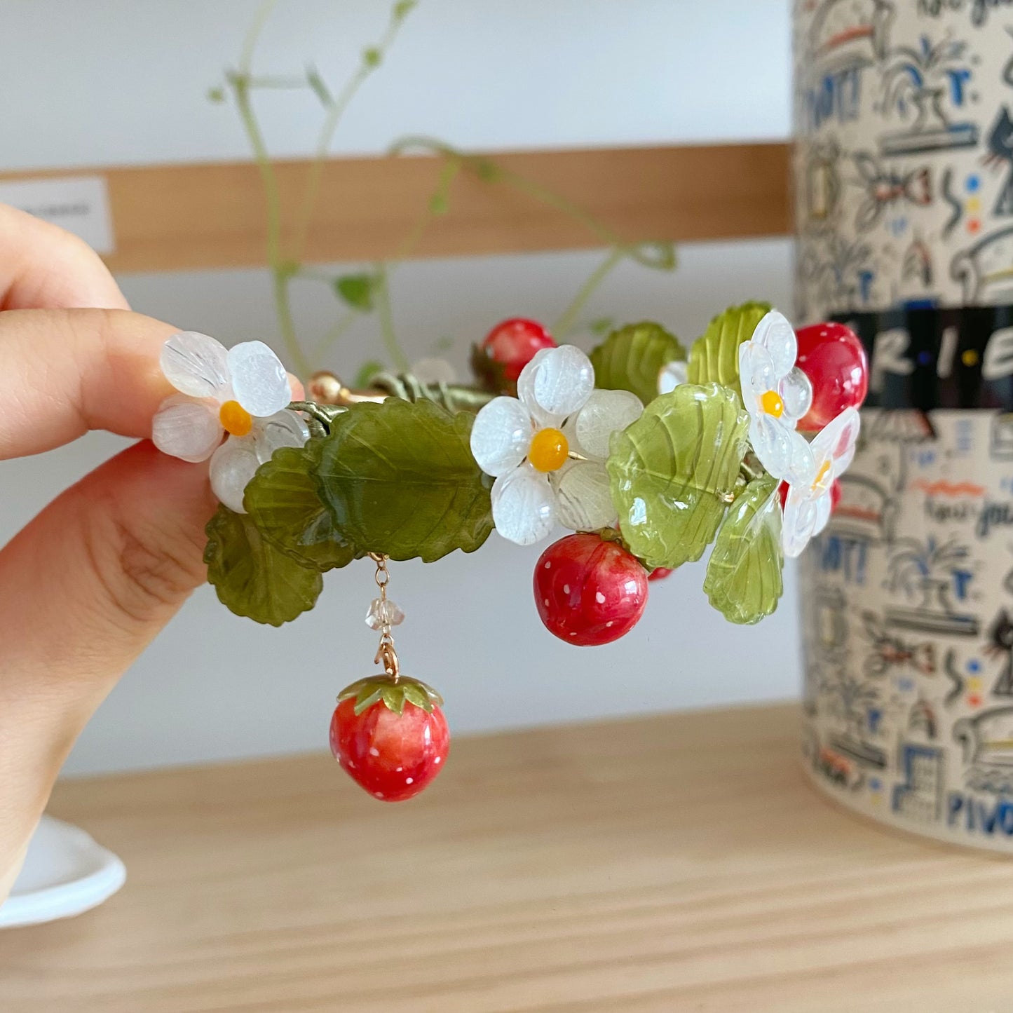 Sweet Strawberry Bangle