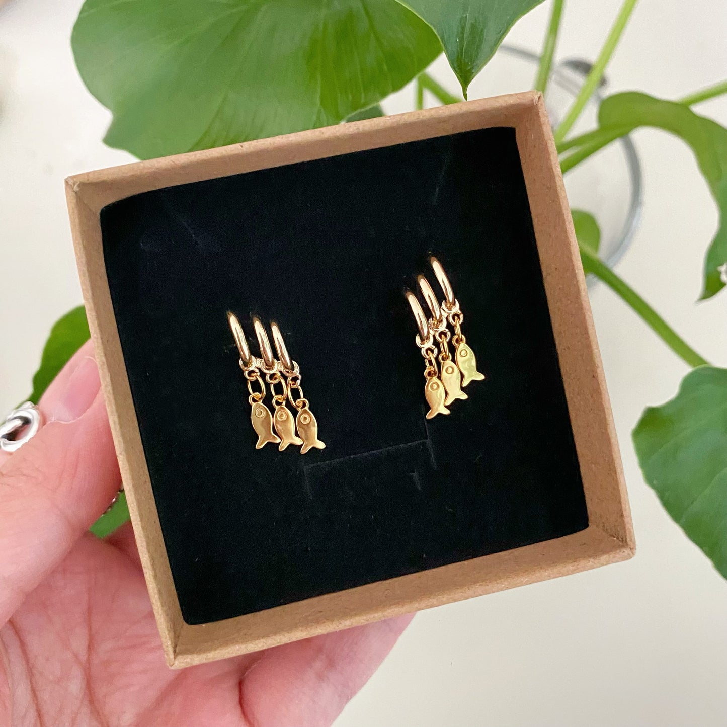 Tiny Fish Earrings