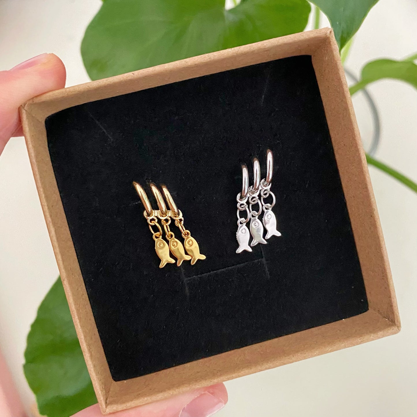 Tiny Fish Earrings