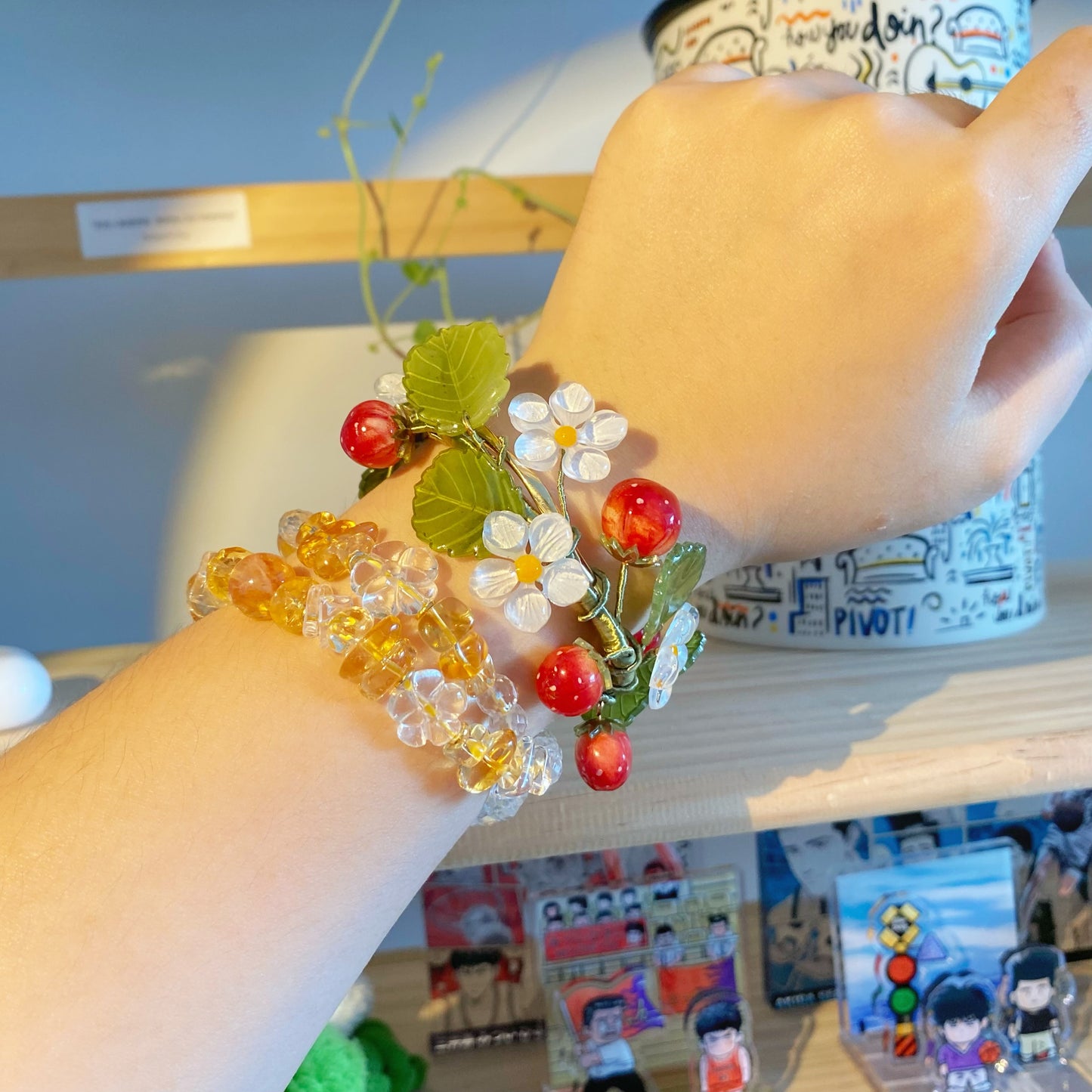 Sweet Strawberry Bangle