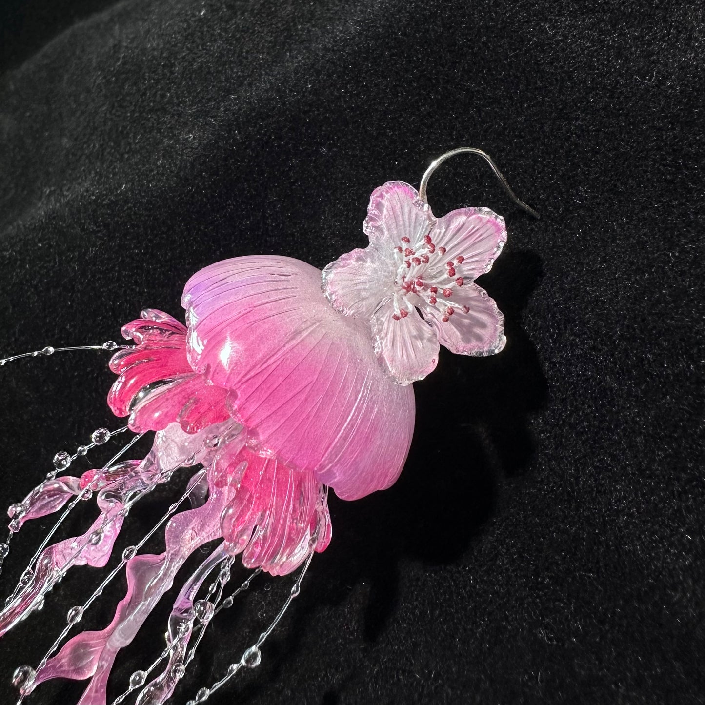 Sakura Jellyfish Earrings