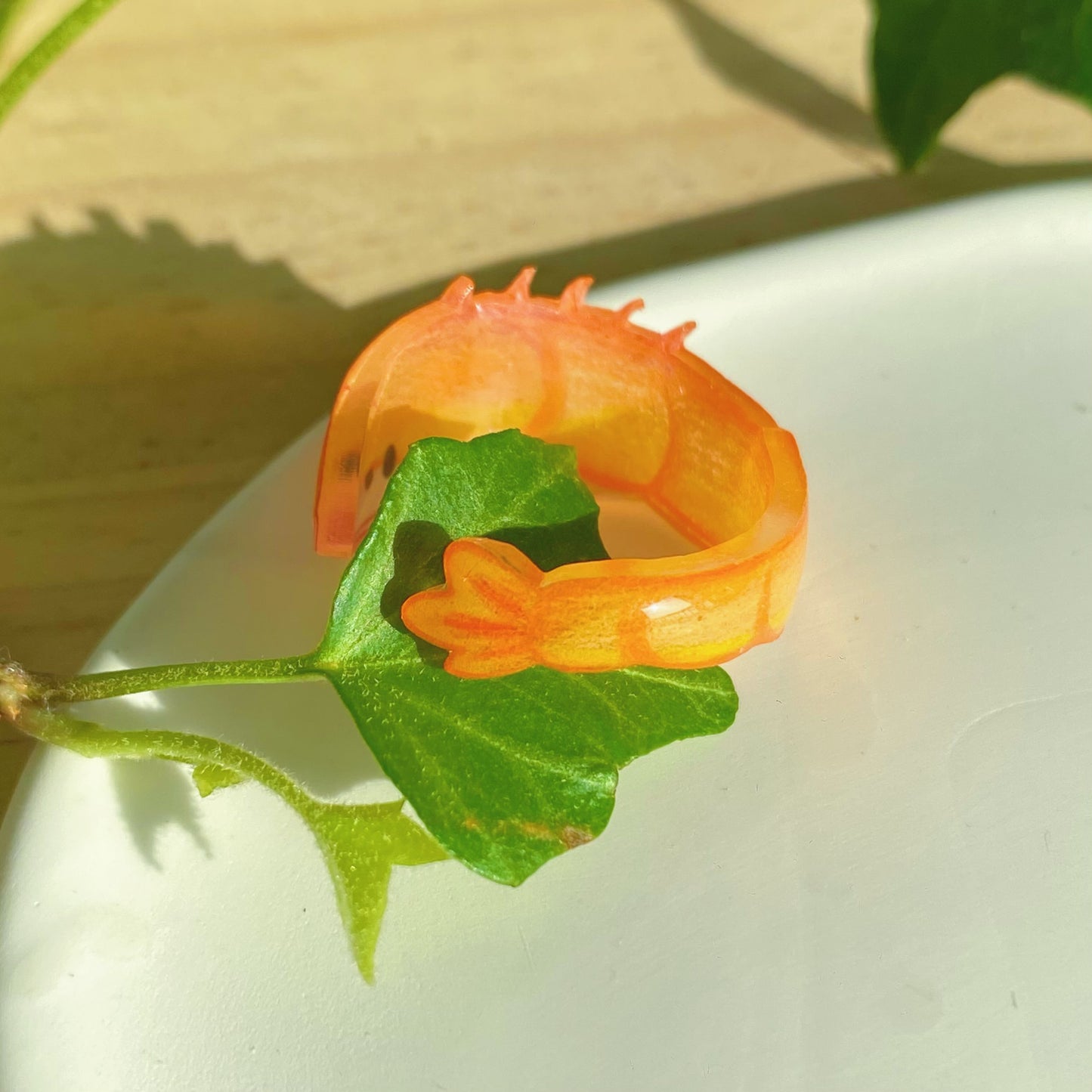 Smiling Shrimp Ring π¦