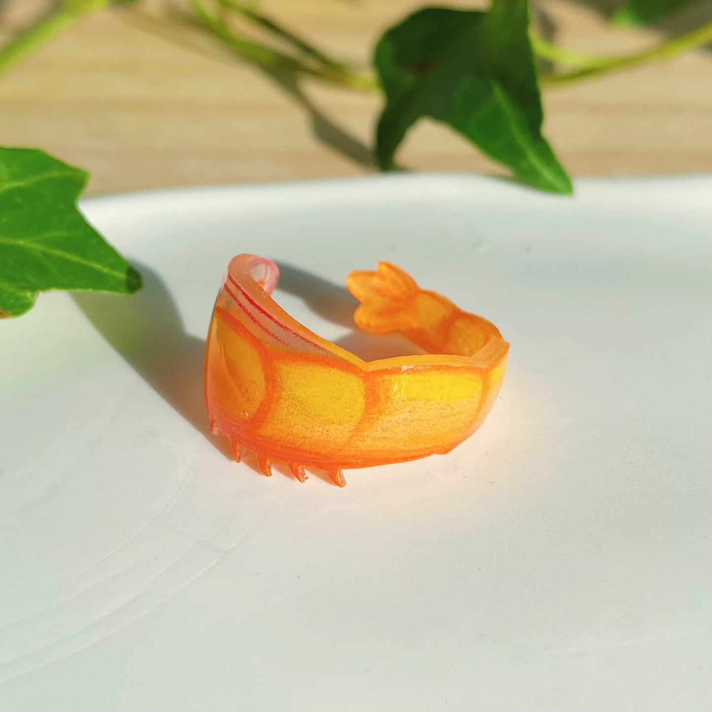Smiling Shrimp Ring π¦