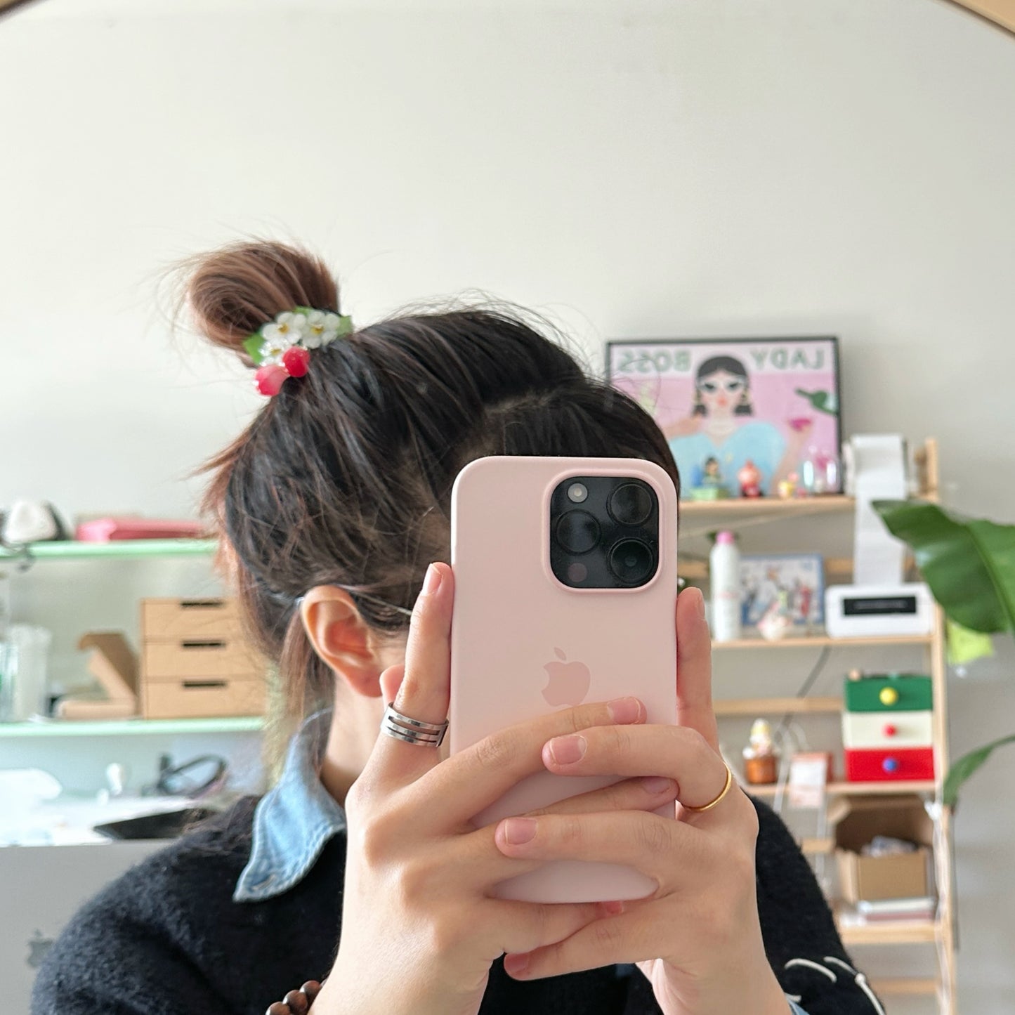 Handmade Strawberry Hair clips π