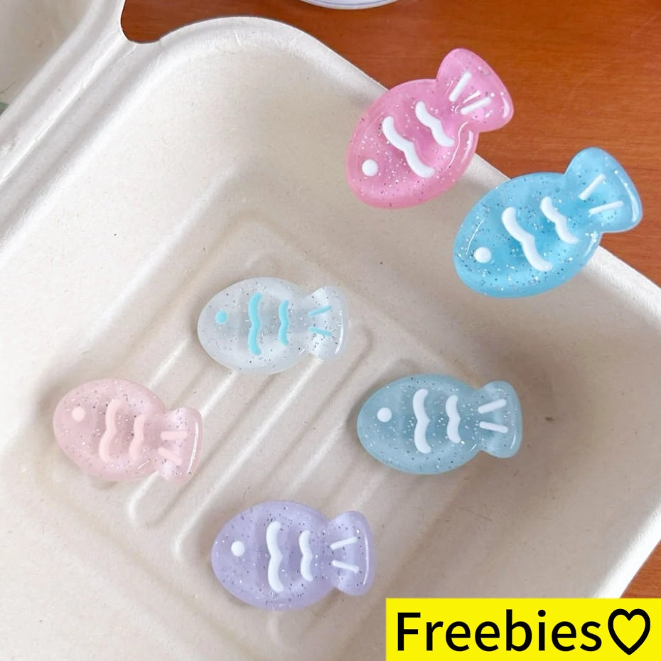 Fish Hairclips Freebies