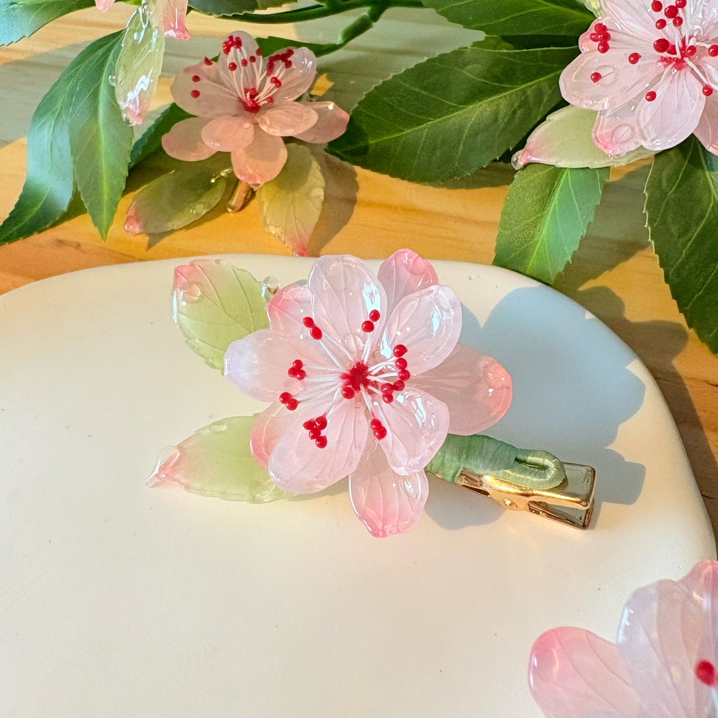 Sakura Hairclips ๐ธ Cherry Blossom