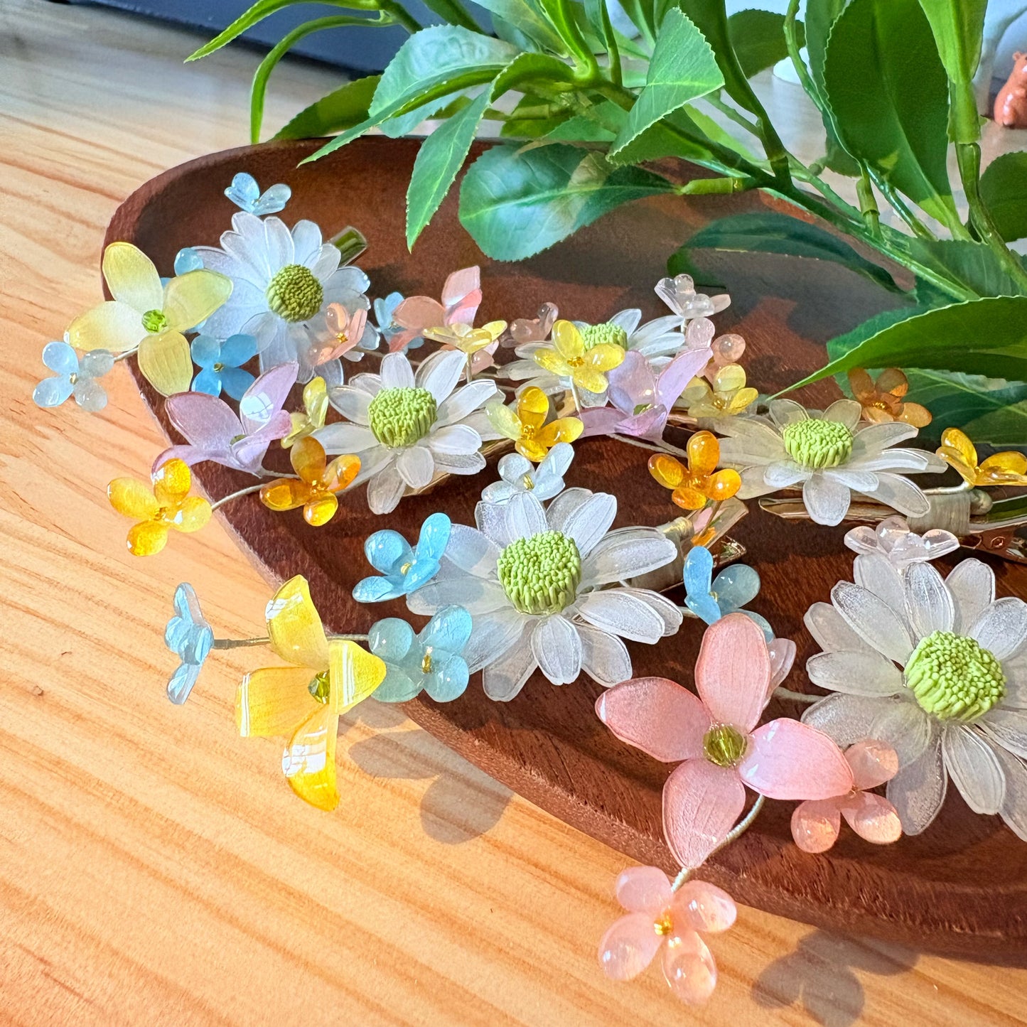 Daisy Wild Flowers Hairclips ππΌ
