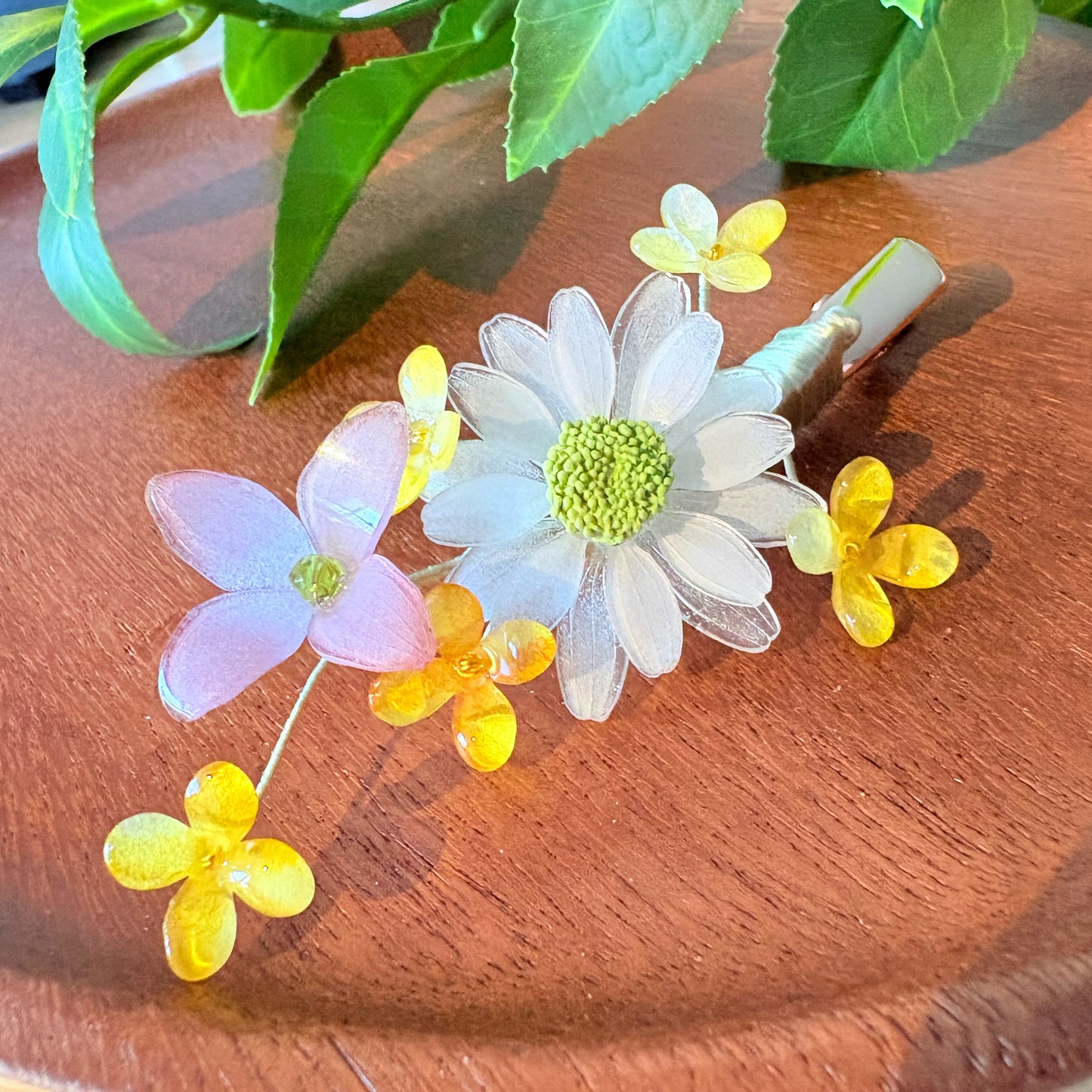 Daisy Wild Flowers Hairclips ππΌ