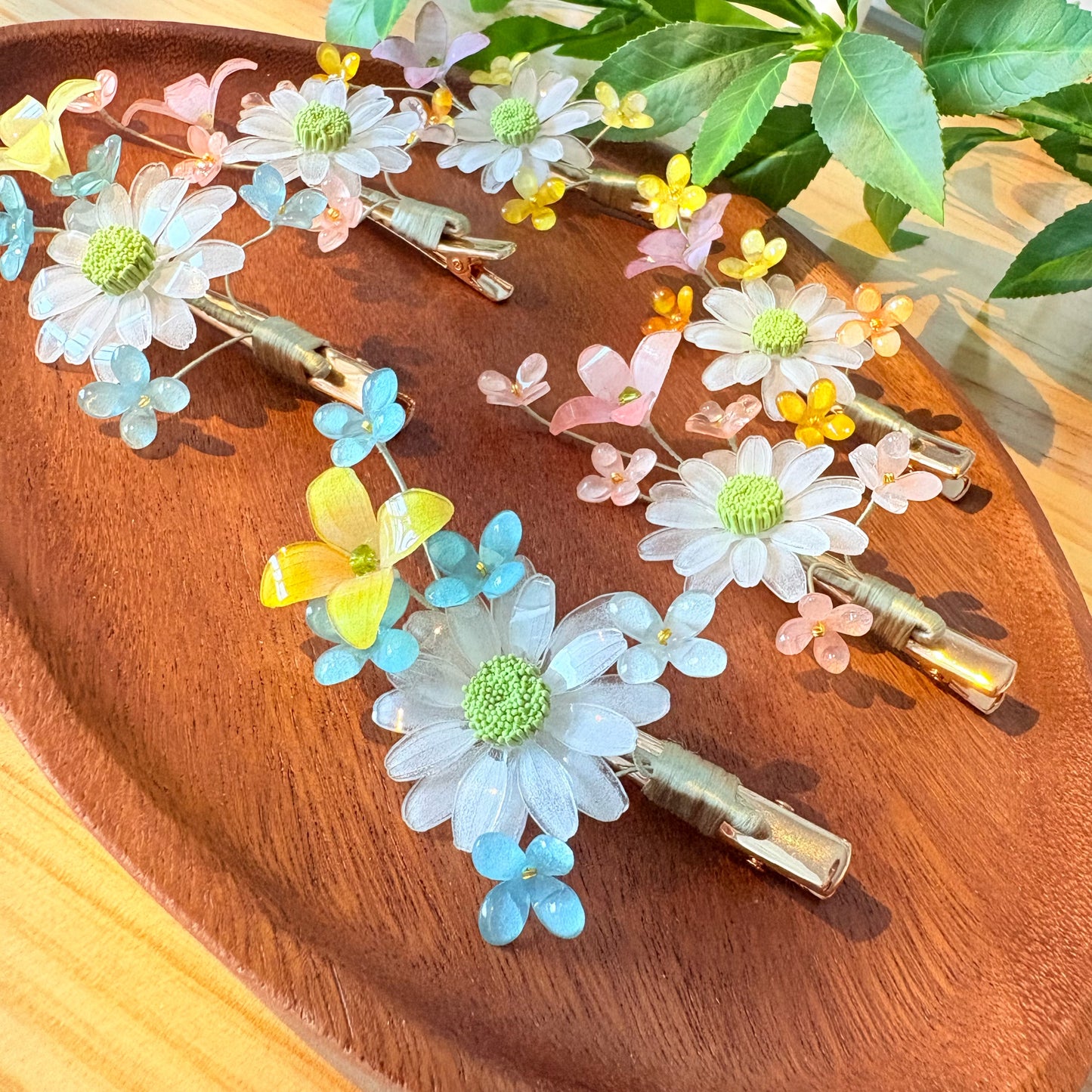 Daisy Wild Flowers Hairclips ππΌ