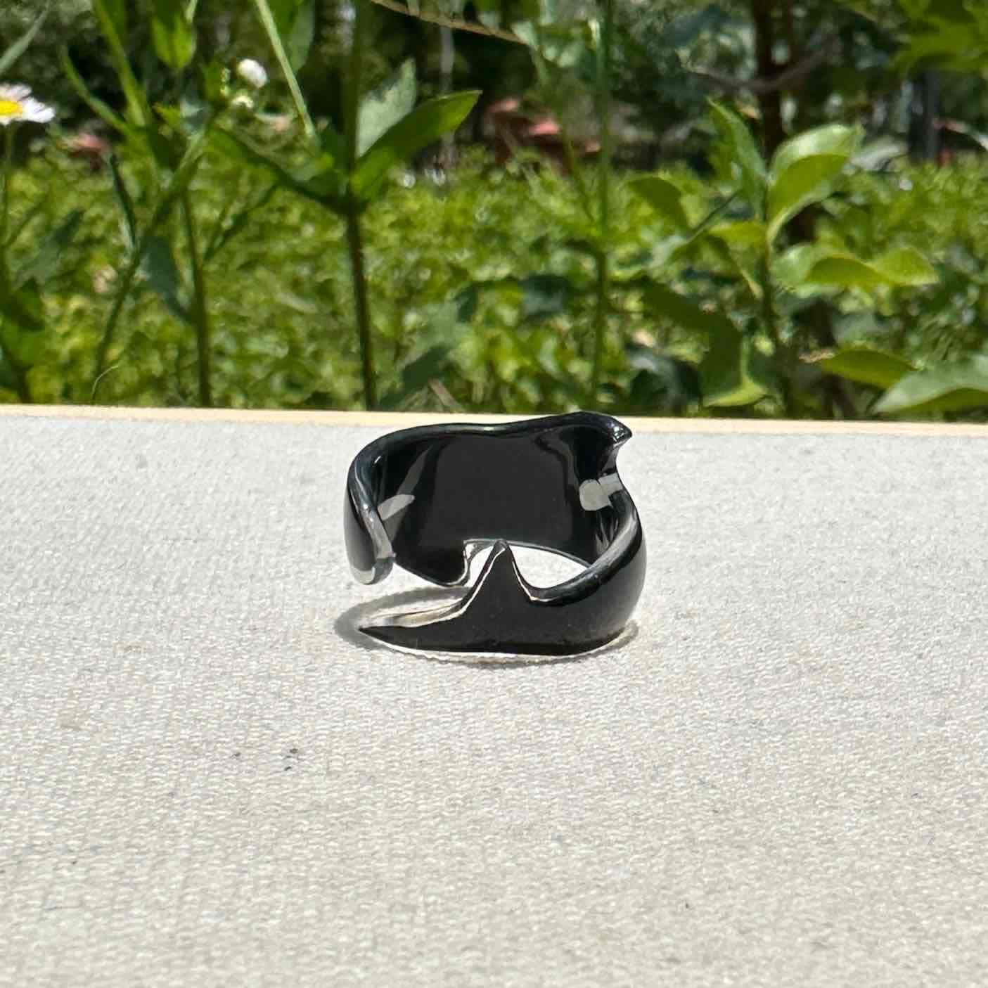 Handmade Orcas Ring π³