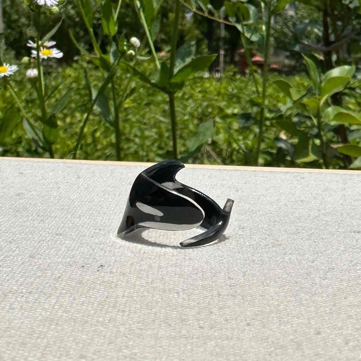 Handmade Orcas Ring π³