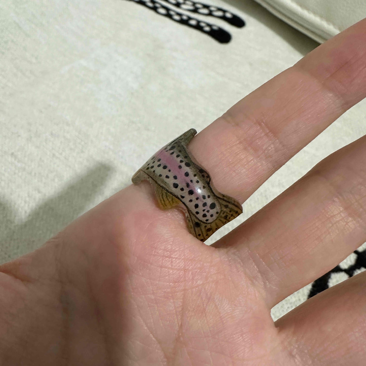 A Fish | Handmade Rainbow Trout Ring