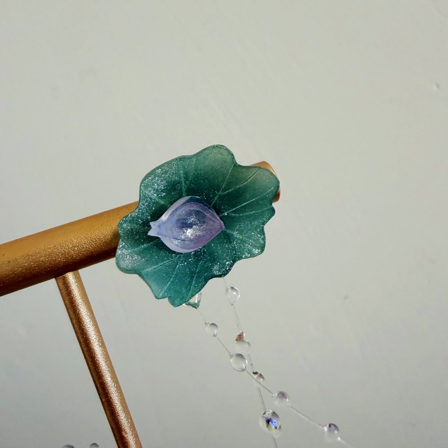 【one-off】Monet’s Water Lily Garden Earrings