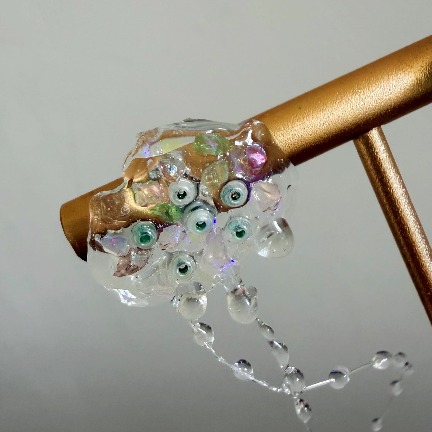 【one-off】Monet’s Water Lily Garden Earrings