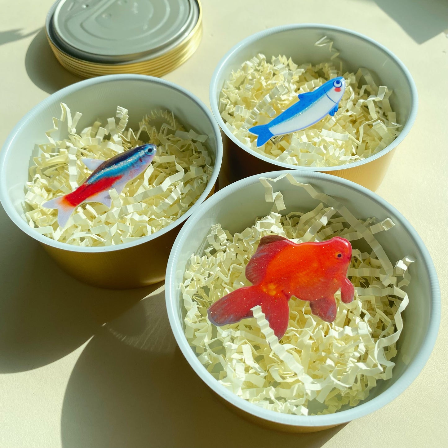 Canned Fish Hairclips 🐟