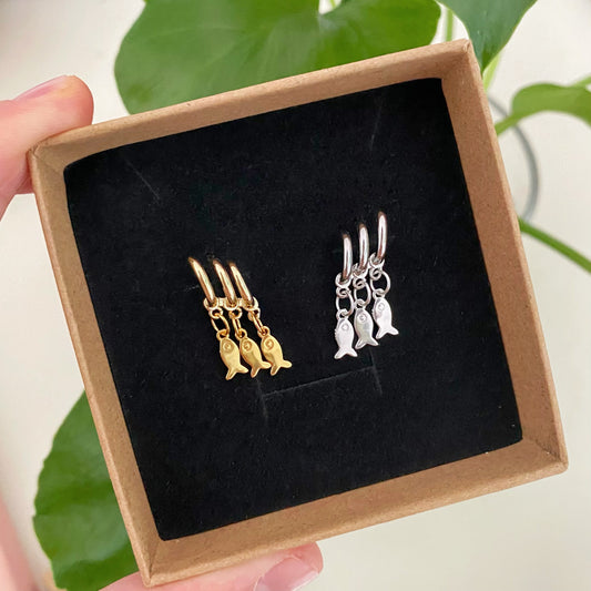 Tiny Fish Earrings