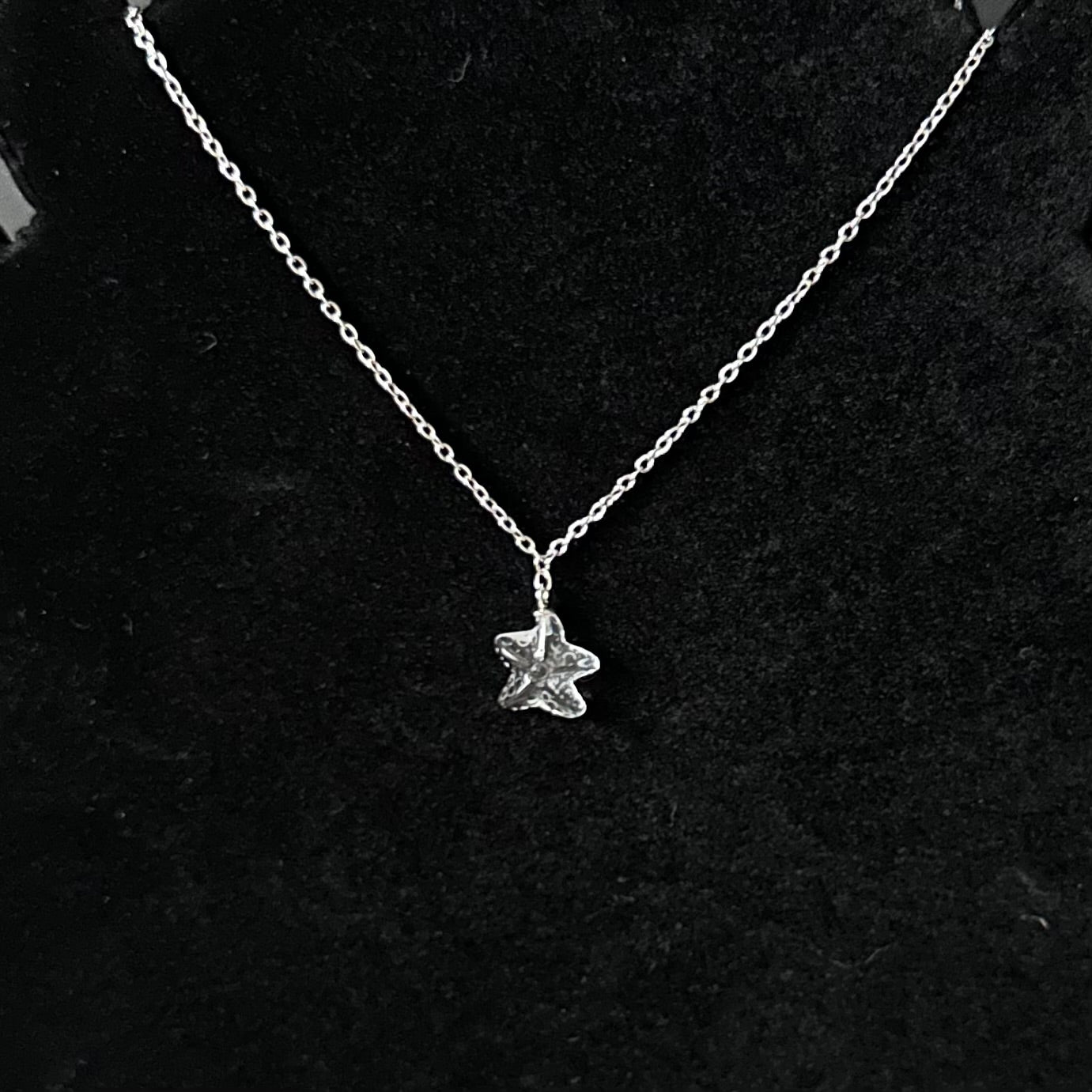Clear Crystal Seals and Starfish Pendant Earrings/Necklace