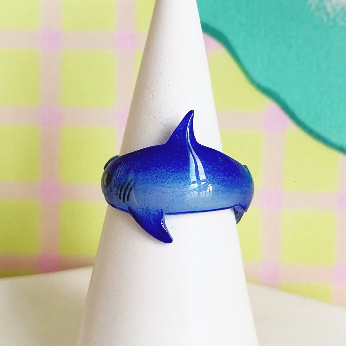Handmade Thresher Shark Ring