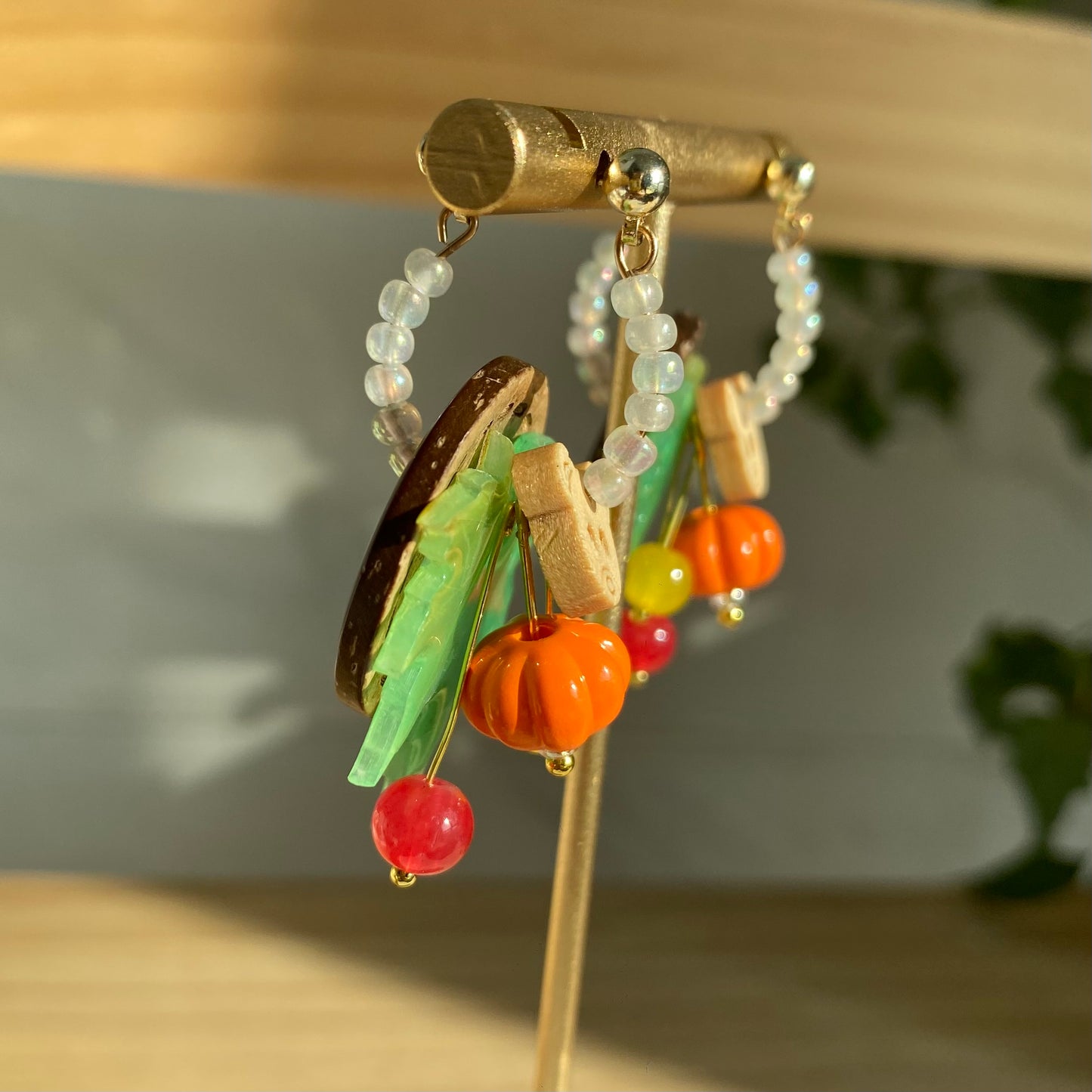 🍂🍓🍊🎃🧸 Cozy Bear Earrings