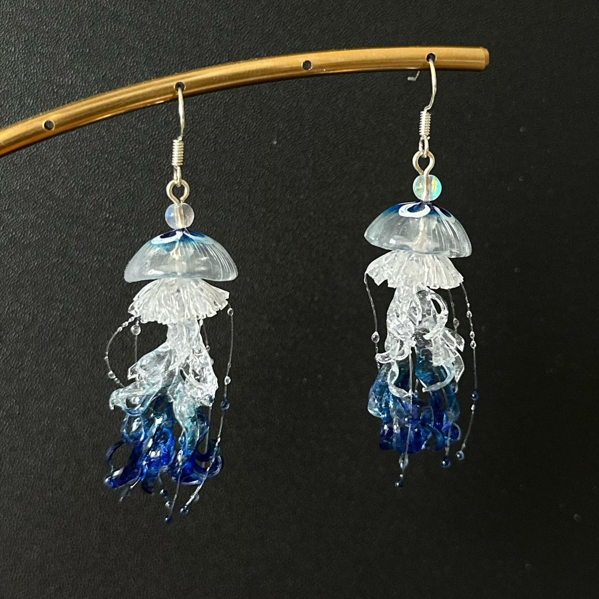 Translucent Jellyfish Earrings