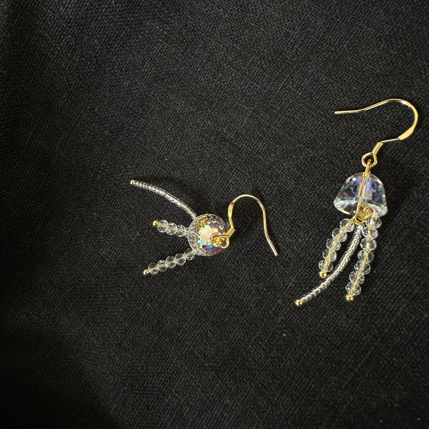 Splendid Secrets | Tiny Crystal Jellyfish Earrings🪼