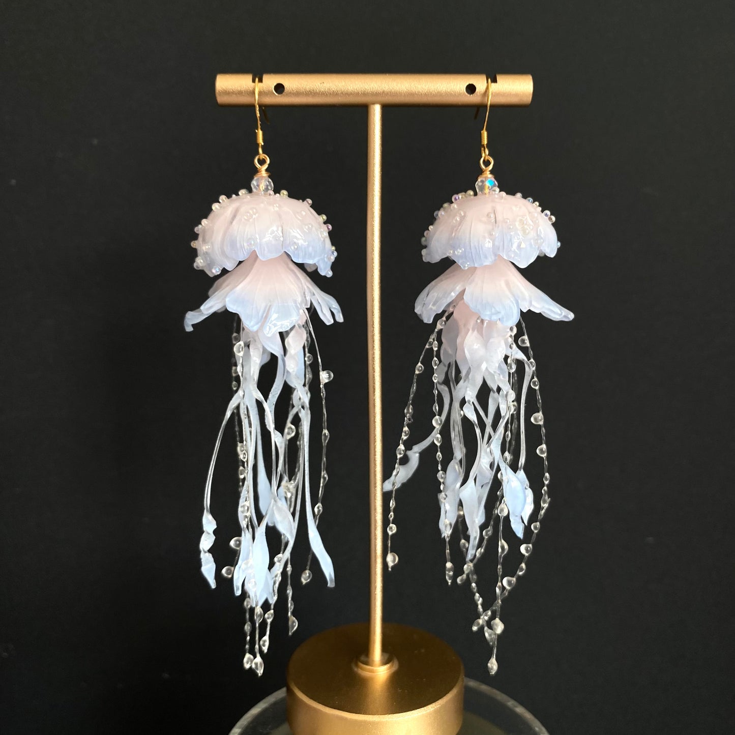 Handmade Jellyfish Earrings Clip-ons🪼