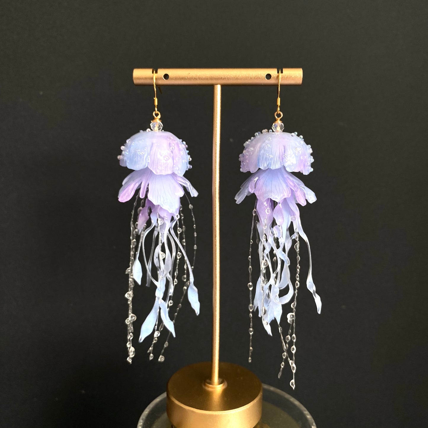 Handmade Jellyfish Earrings Clip-ons🪼