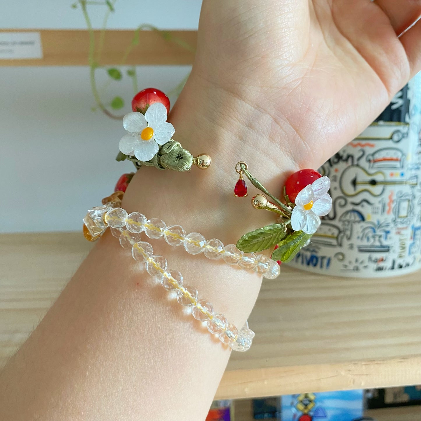 Sweet Strawberry Bangle