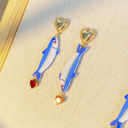 Dive for ❤️ |Sardine Earrings