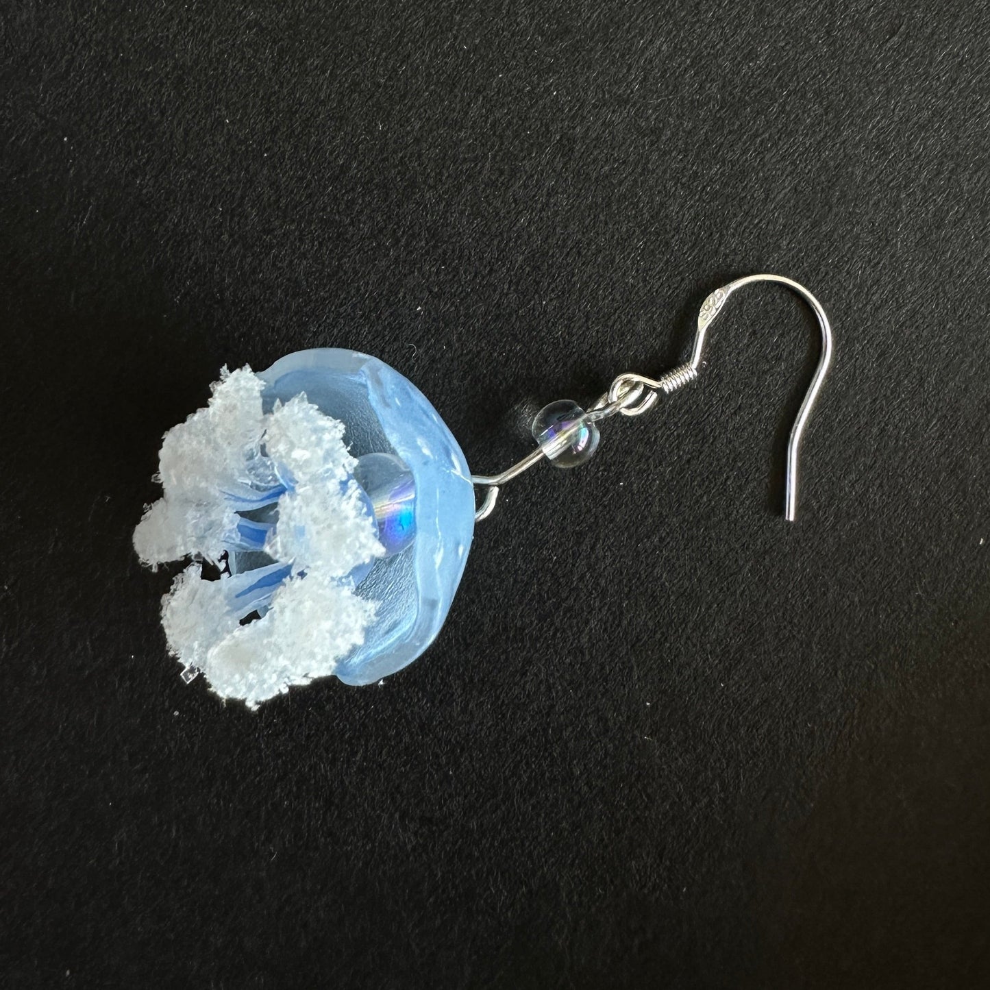 Tiny Rolling Jellyfish Earrings