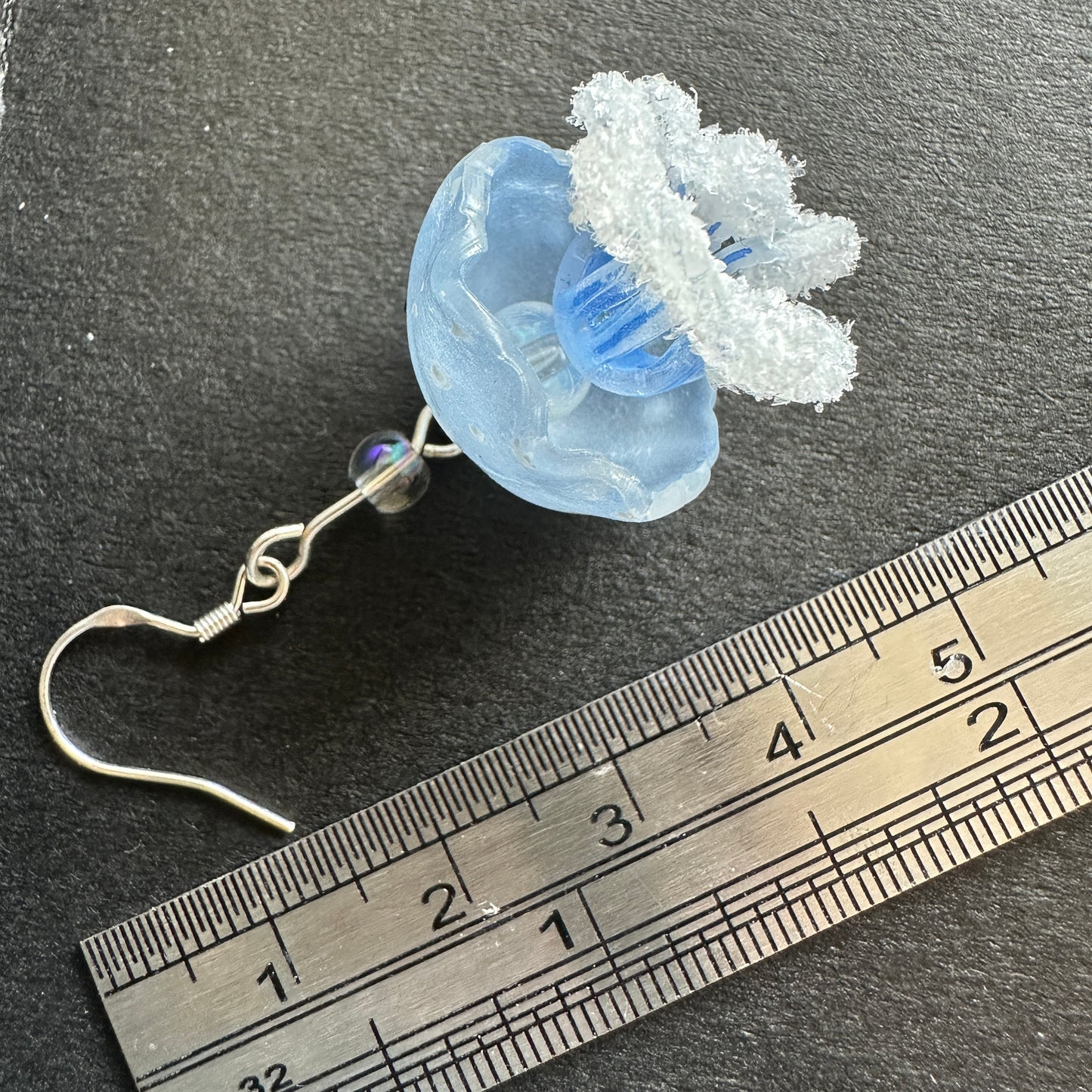 Tiny Rolling Jellyfish Earrings