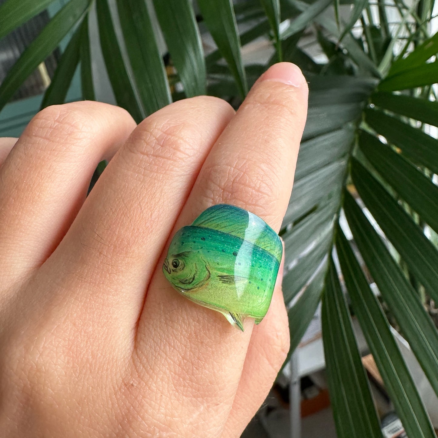 Handmade Mahi Mahi Ring