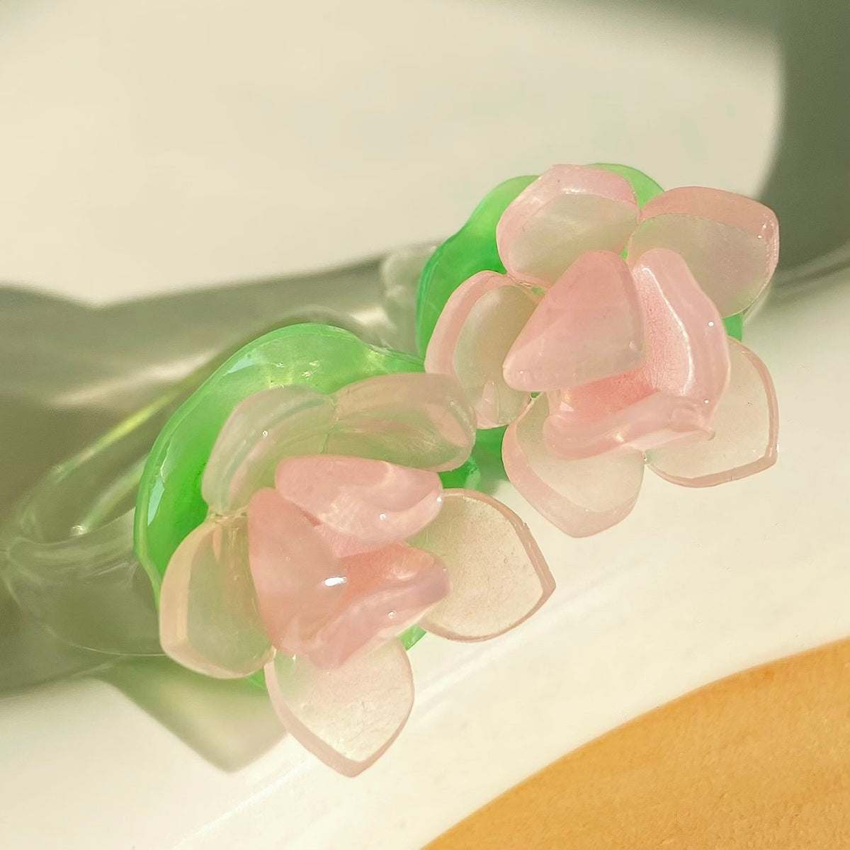 Keep it Zen Handmade Translucent Spinning Lotus Ring