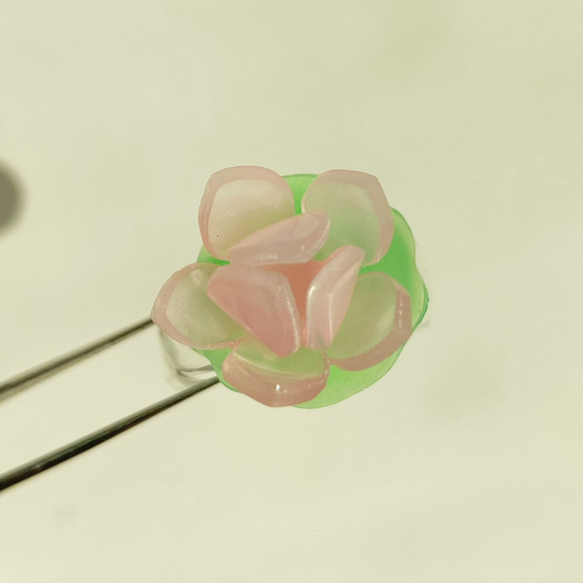 Keep it Zen Handmade Translucent Spinning Lotus Ring