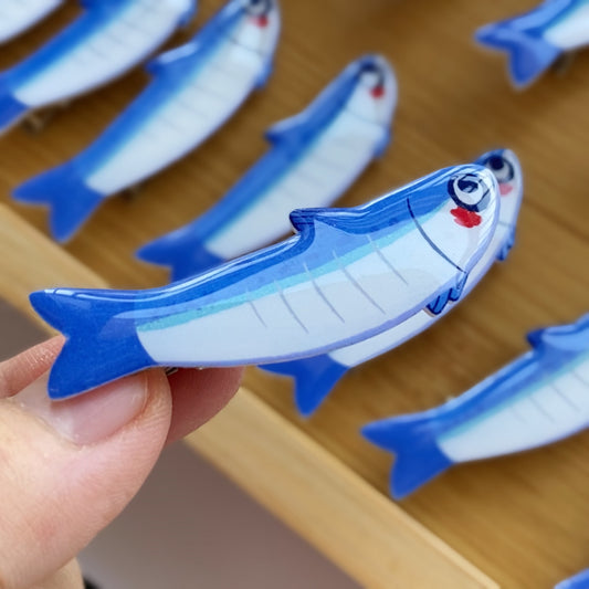 Sardine Hairclips 🐟