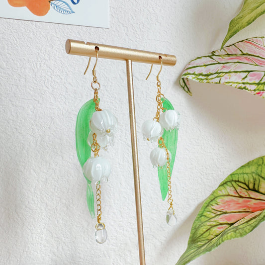 If you ever notice me | Lily of the Valley Earrings