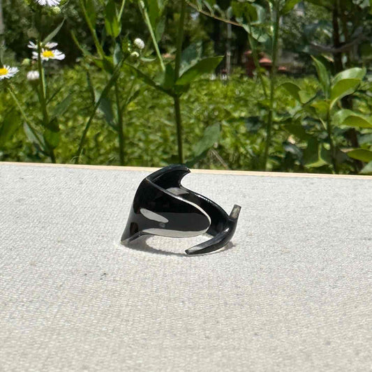 Handmade Orcas Ring 🐳