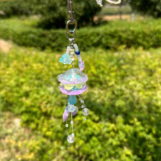 Handmade Jellyfish Key Chain/Charm