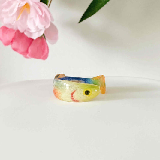 Handmade Tropical Fish Ring