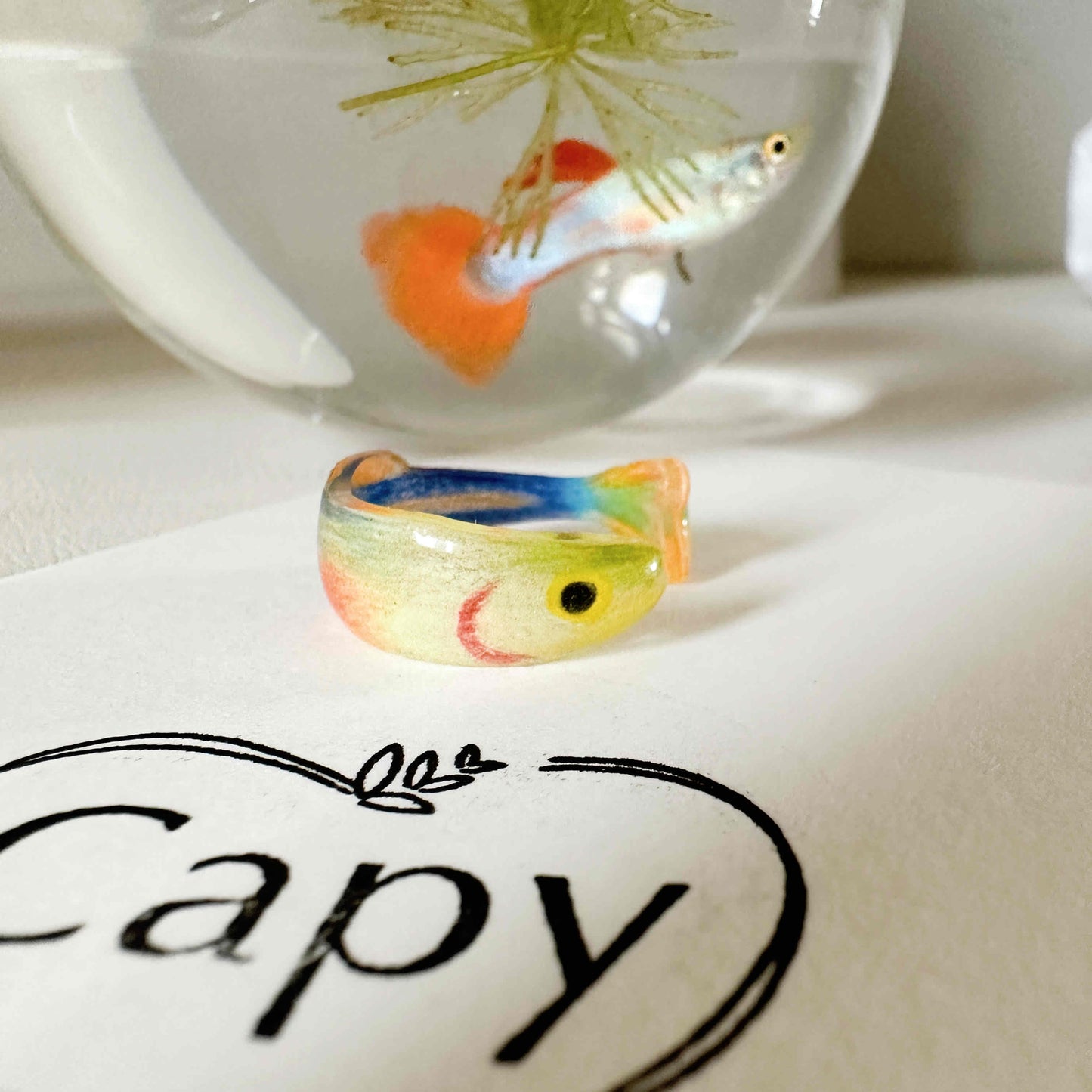 Handmade Tropical Fish Ring