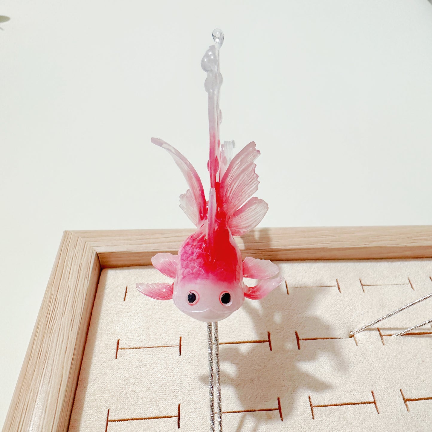 Handmade 3D Goldfish Hair Pin