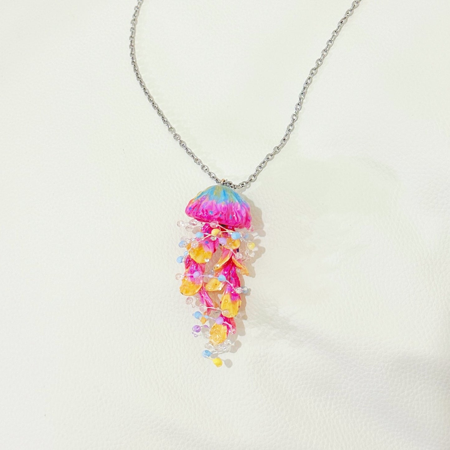 Fatal Swirl Jellyfish Necklace