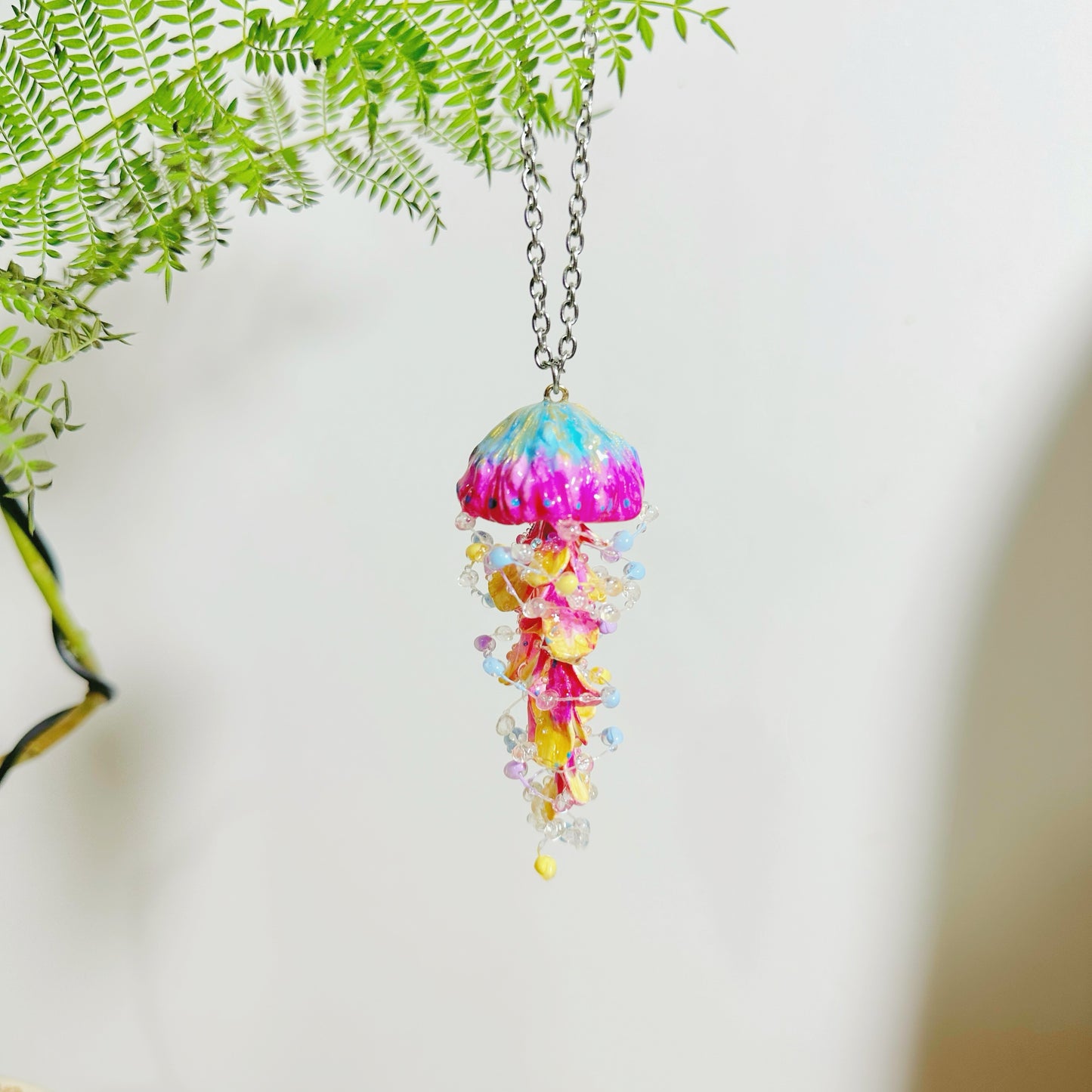 Fatal Swirl Jellyfish Necklace